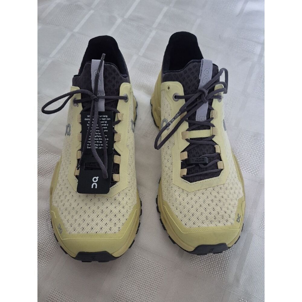 On Running Cloudultra Black and Yellow Running Shoe